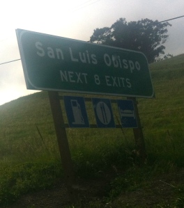 Arriving to San Luis Obispo to visit Cal Poly. Photo by Melissa Nunez.